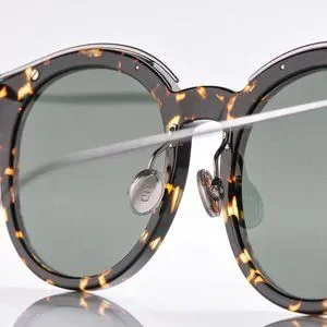 Dior Blossom Women\'s Spotted Havana Oversize Round Sunglasses 00M7 85 - Italy Dior | Accessories | Dior Blossom Womens Spotted Havana  main image 2